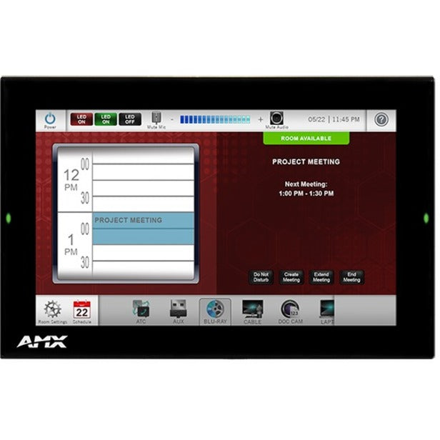 AMX, AMX 7" Modero G5 Touch Panel für Wandmontage - verkabelt (FG5969-55BL)